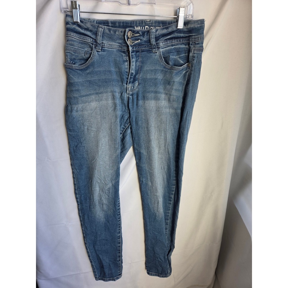 WallFlower  Jeans Women  Reg Blue Medium Skinny Mid Tapered
